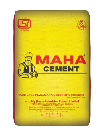 Maha PPC Cement, 50 Kg Bag