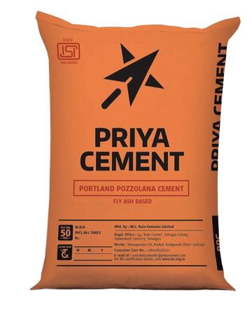 Priya PPC Cement, 50 Kg Bag