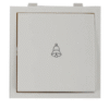 Anchor Roma Bell Push Switch, 10A, 2 Module, White