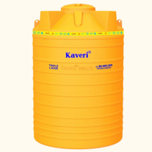 Kaveri 3 Layer Overhead Tank, Yellow