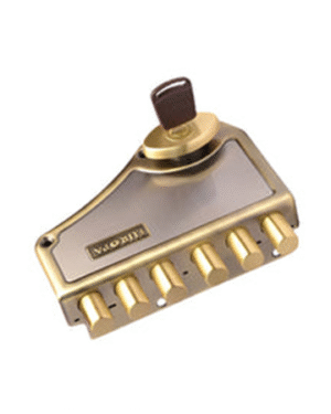 Europa Main Door Lock Hexabolt H341 AB/SN, Single Door