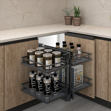 Ebco Universal Magic Corner Double Pullout